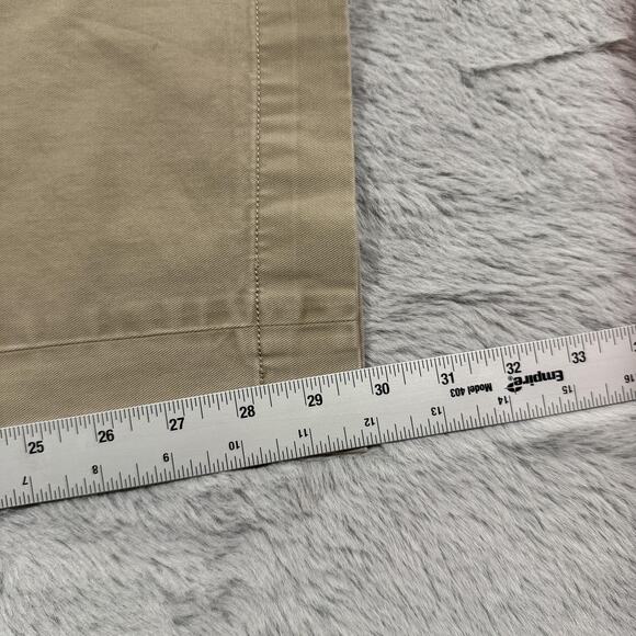 Polo Ralph Lauren Pants Mens 38x32 Khaki Classic Fit Chinos Casual Dress Cotton - Picture 10 of 10
